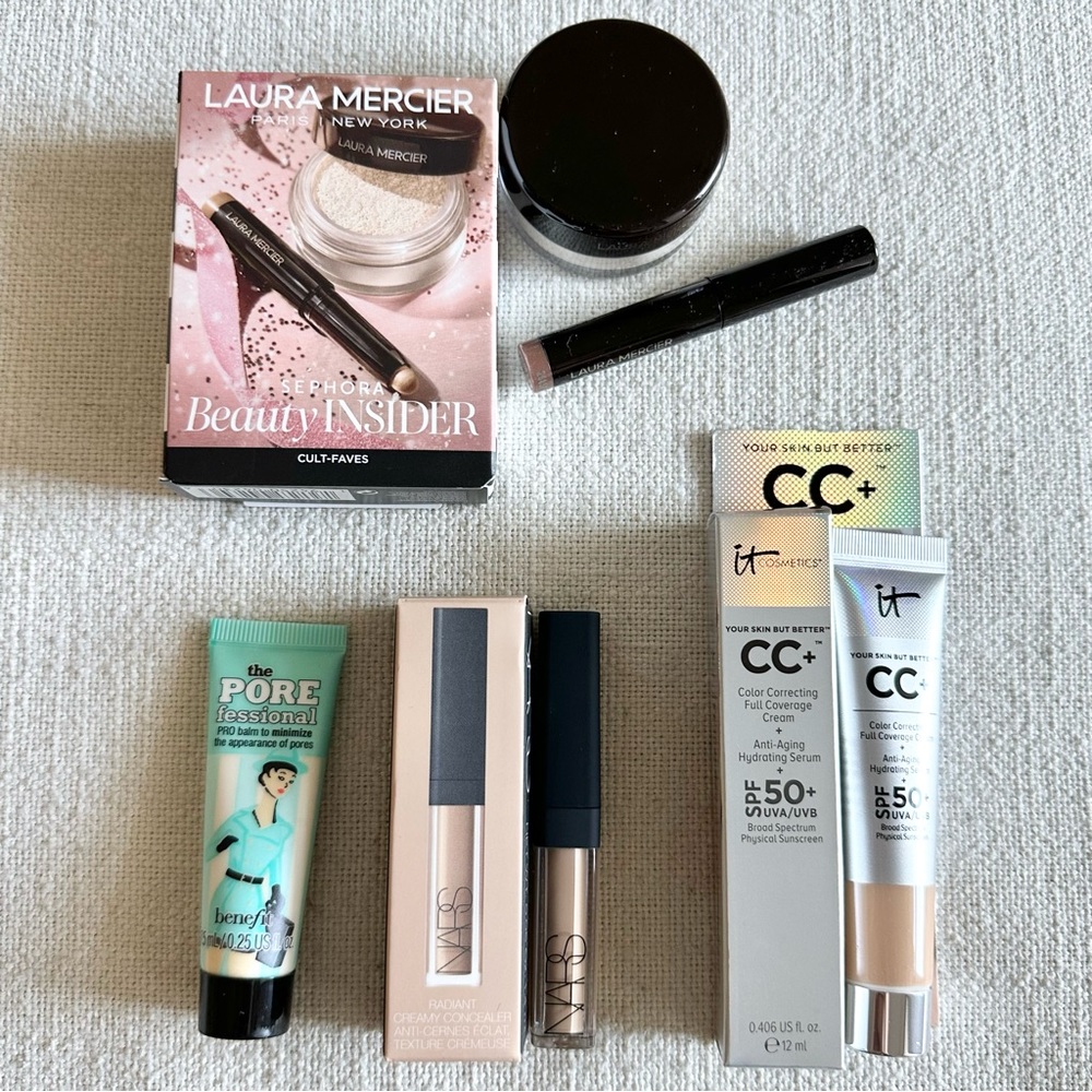 Bundle of Minis from Laura Mercier, It Cosmetics, NARS and Benefit, All NWT